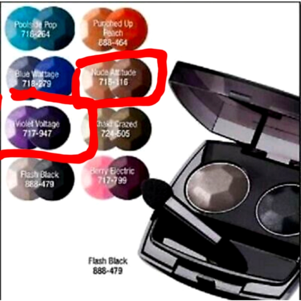 Avon Mega impact eyeshadows